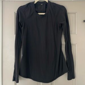 Lululemon long sleeve black crew neck